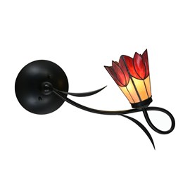Tiffany Lampe Murale/Lampe de Plafond Fleur de Vanneau 