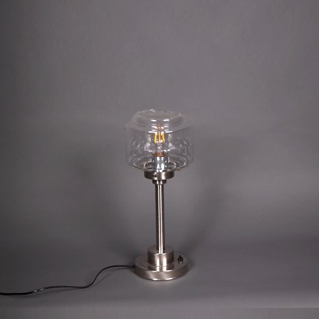 Lampe de Table Stepped Cylinder Small Transparant