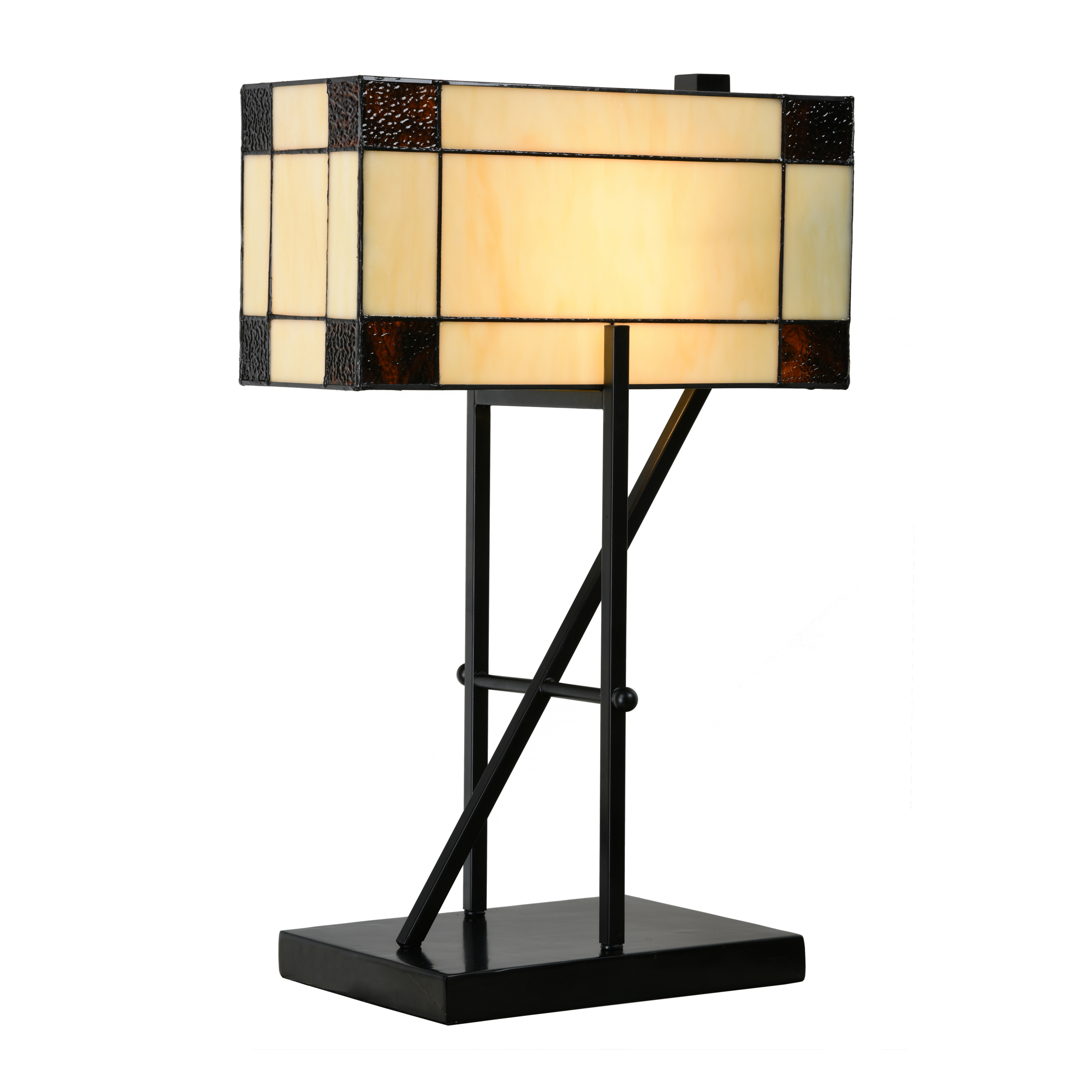 Tiffany Tafellamp Geometric Tiffany Tafellamp Geometric