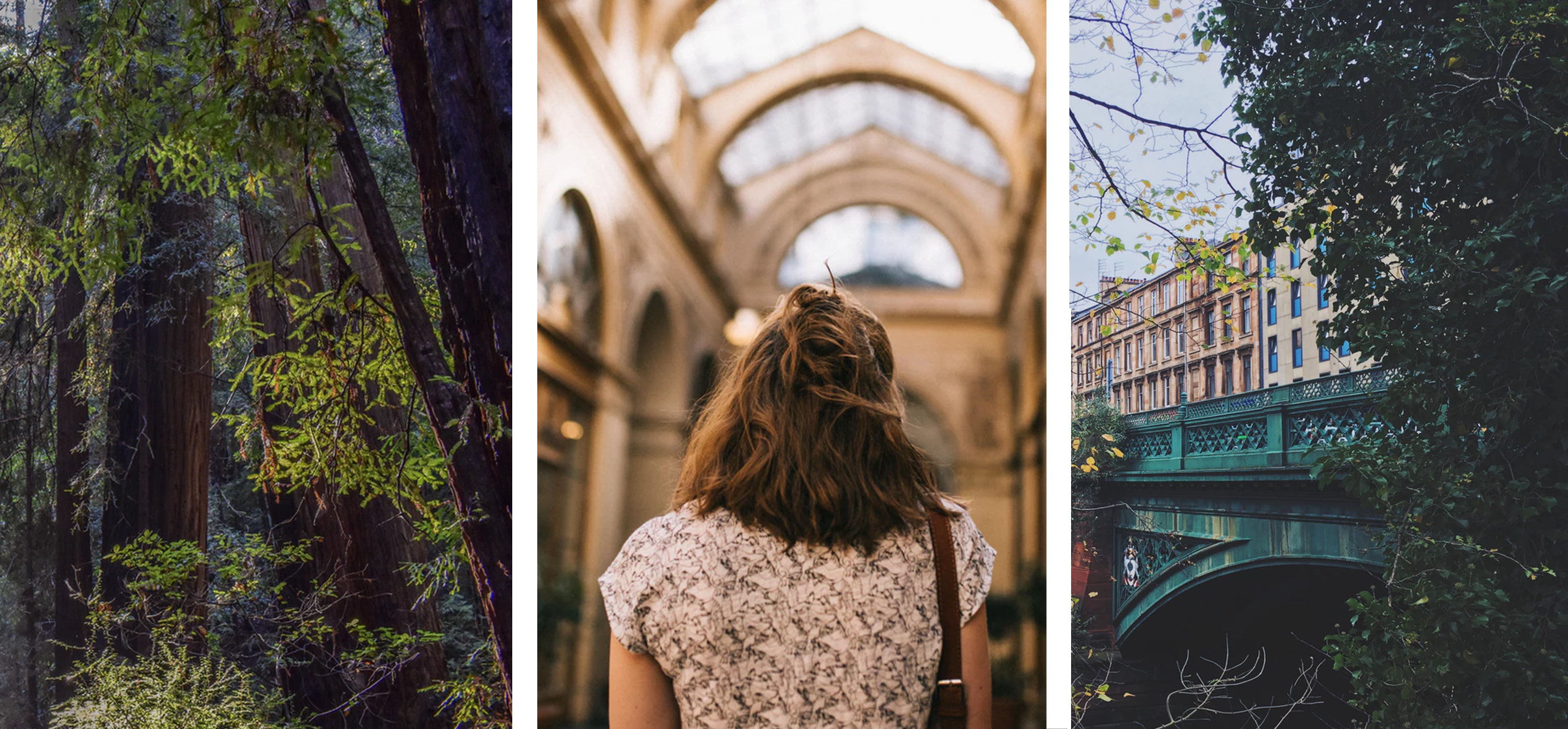 Glasgow et Mill Run. Images: Unsplash 